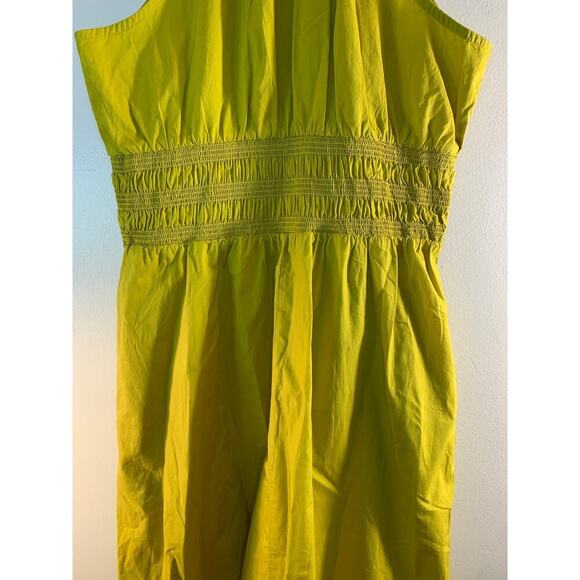 A NEW DAY Women’s Lime Cinched Waist Halter Midi Dress / Size: Medium - Picture 8 of 10